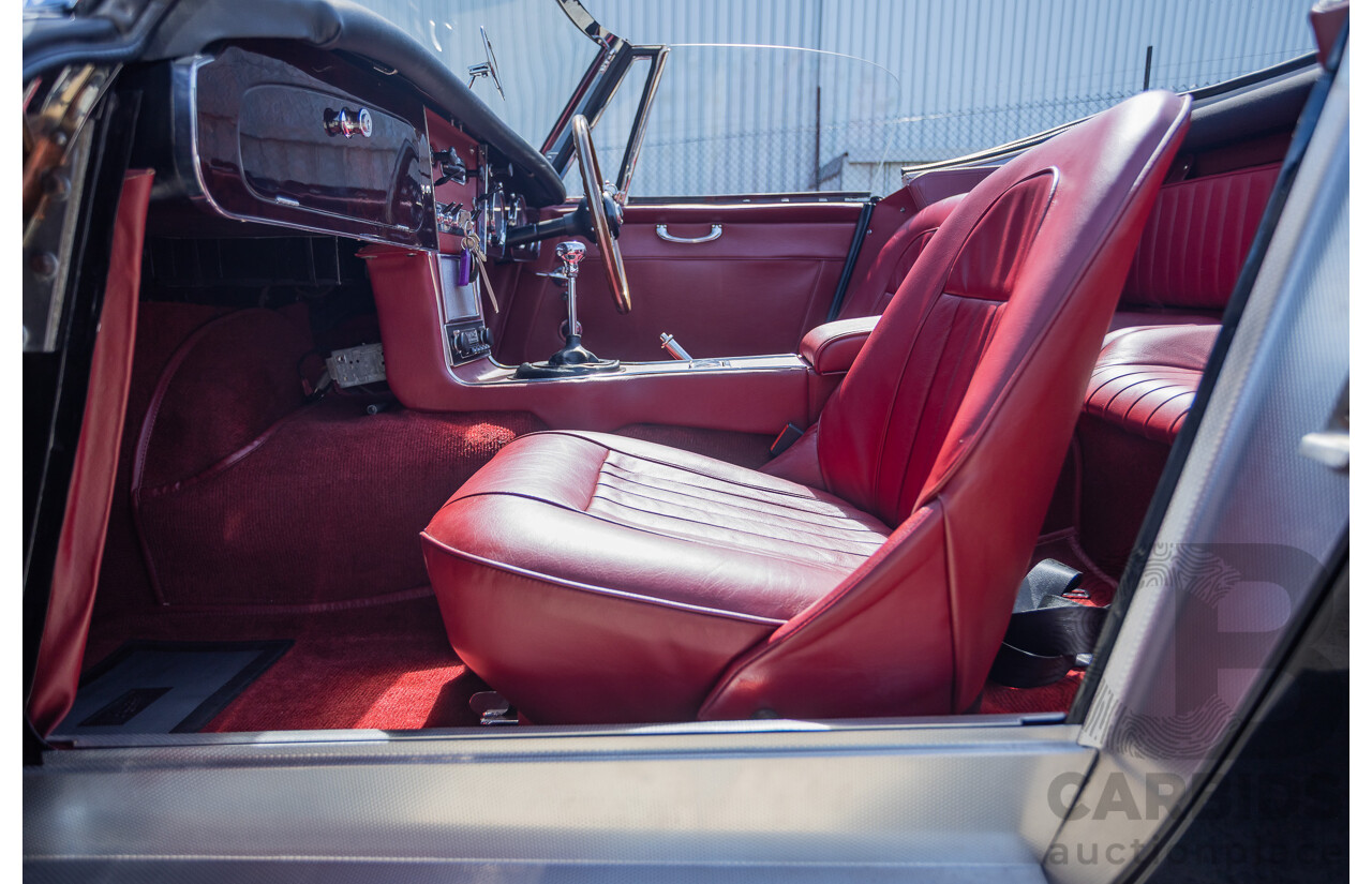 1/1964 Austin Healey 3000 MKIII BJ8 Phase 1 2+2 2d Convertible Black 2.9L