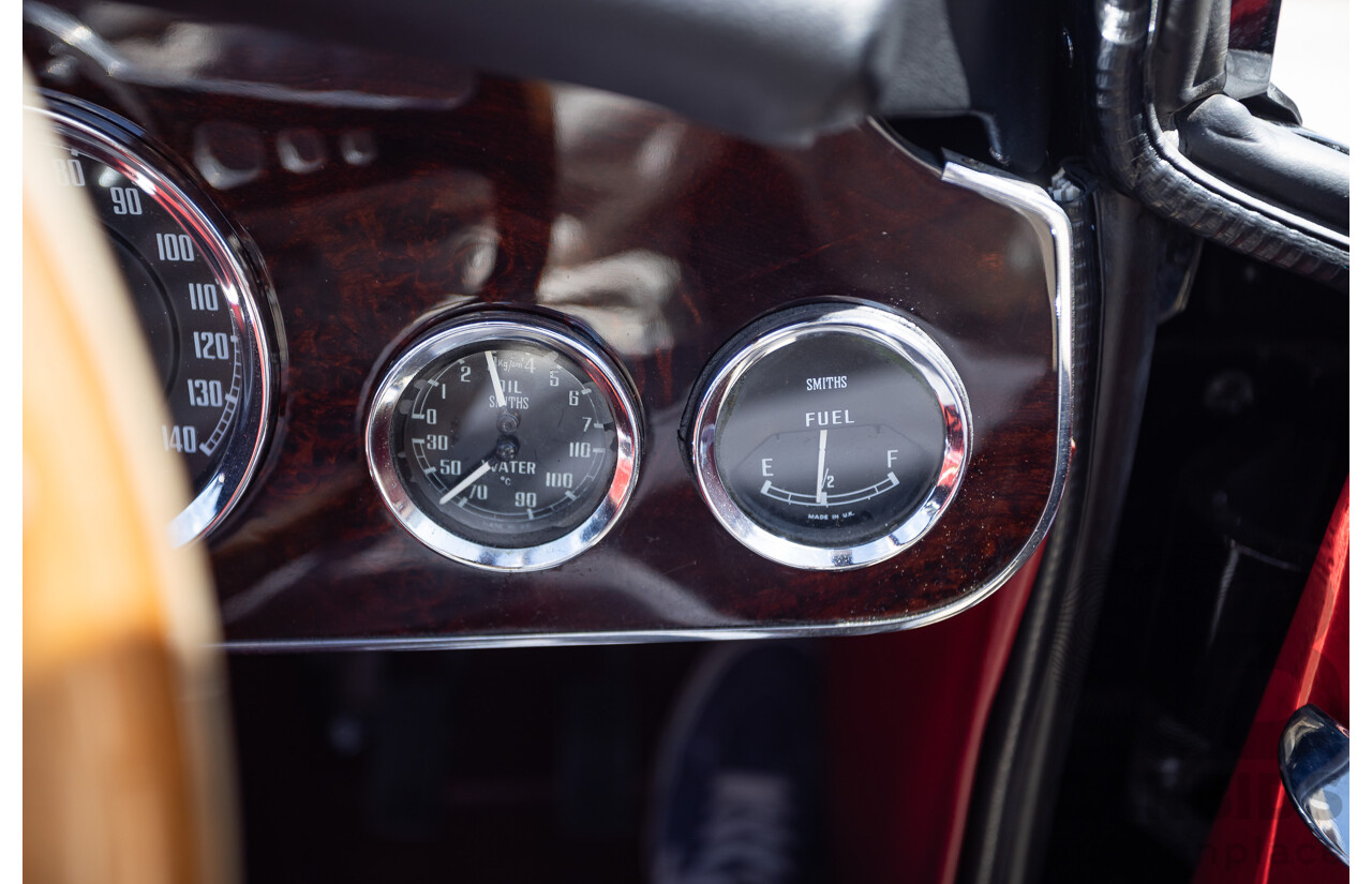 1/1964 Austin Healey 3000 MKIII BJ8 Phase 1 2+2 2d Convertible Black 2.9L