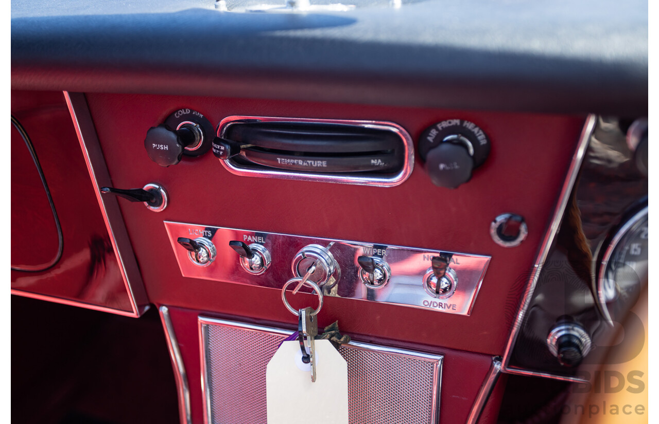 1/1964 Austin Healey 3000 MKIII BJ8 Phase 1 2+2 2d Convertible Black 2.9L