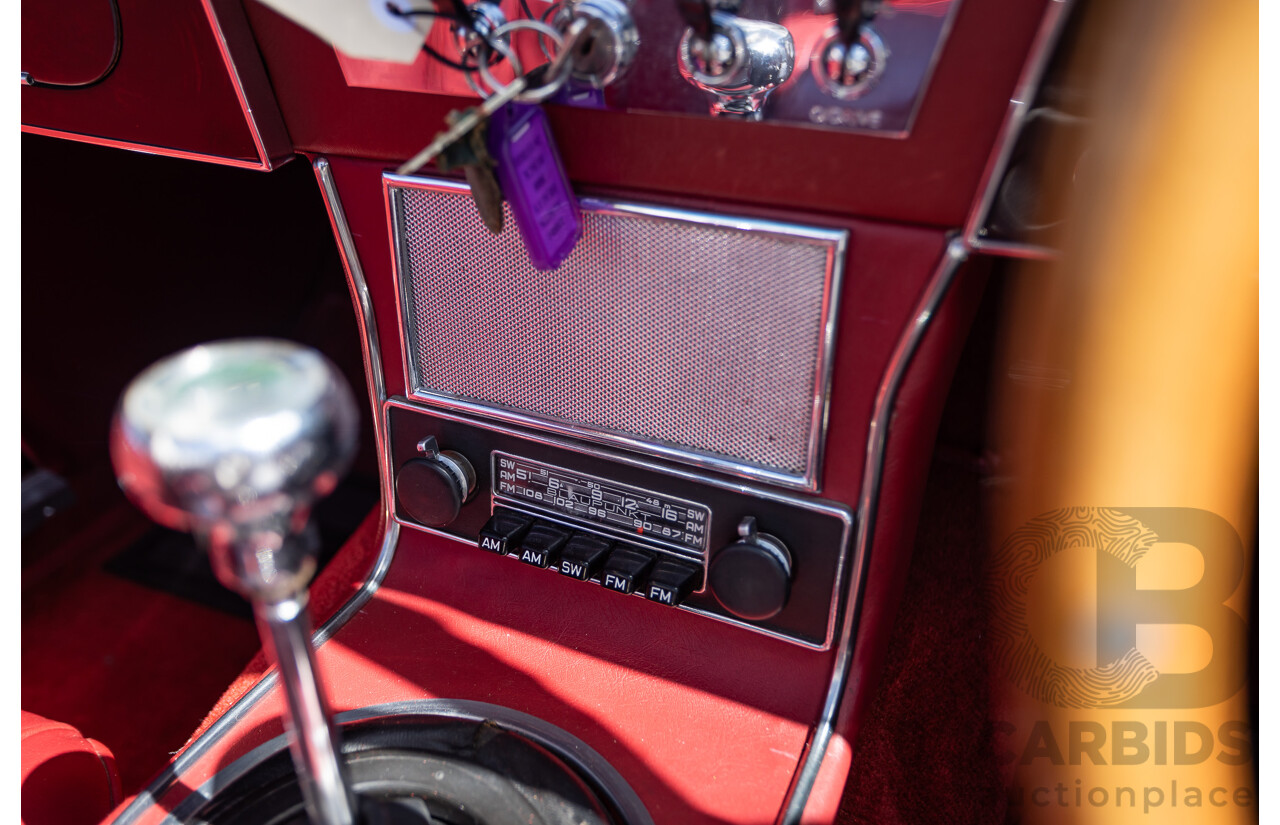 1/1964 Austin Healey 3000 MKIII BJ8 Phase 1 2+2 2d Convertible Black 2.9L