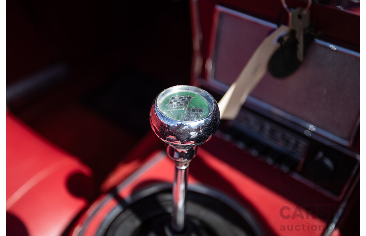 1/1964 Austin Healey 3000 MKIII BJ8 Phase 1 2+2 2d Convertible Black 2.9L