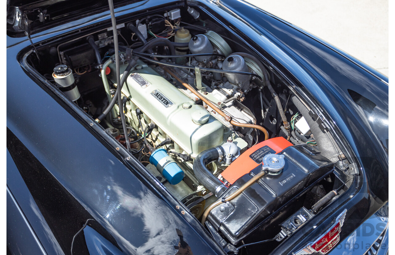 1/1964 Austin Healey 3000 MKIII BJ8 Phase 1 2+2 2d Convertible Black 2.9L