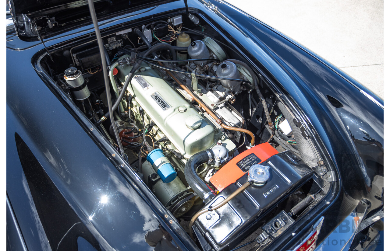1/1964 Austin Healey 3000 MKIII BJ8 Phase 1 2+2 2d Convertible Black 2.9L
