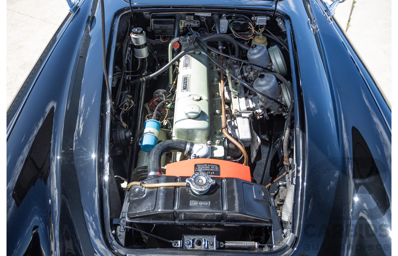1/1964 Austin Healey 3000 MKIII BJ8 Phase 1 2+2 2d Convertible Black 2.9L