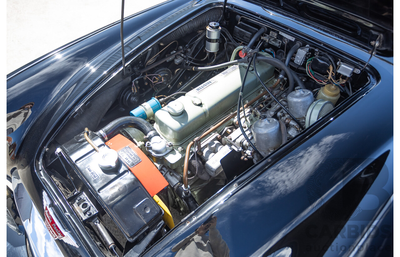 1/1964 Austin Healey 3000 MKIII BJ8 Phase 1 2+2 2d Convertible Black 2.9L