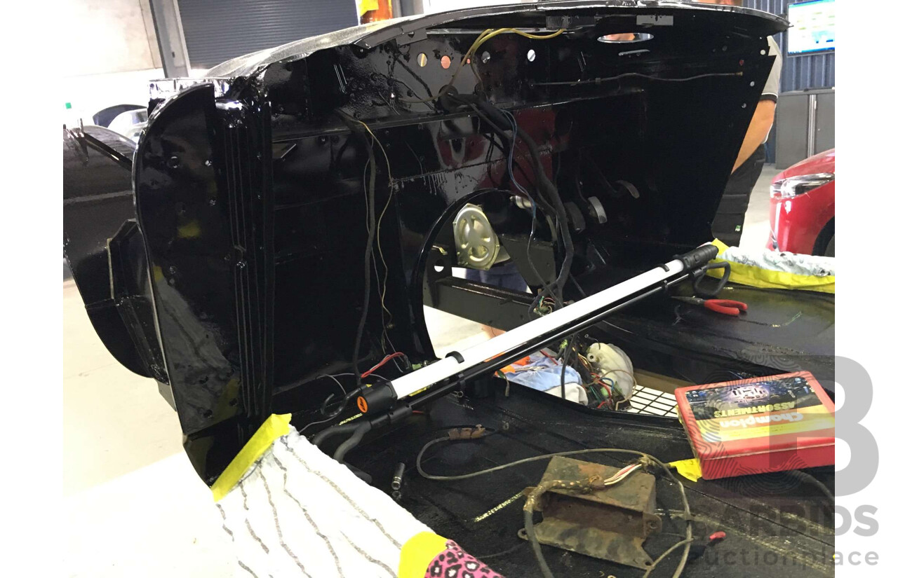 1/1964 Austin Healey 3000 MKIII BJ8 Phase 1 2+2 2d Convertible Black 2.9L