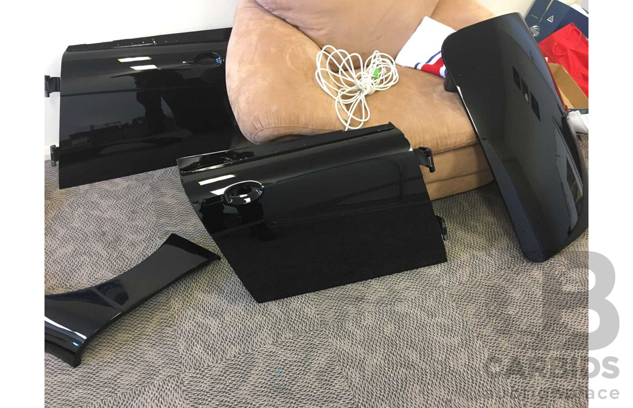 1/1964 Austin Healey 3000 MKIII BJ8 Phase 1 2+2 2d Convertible Black 2.9L