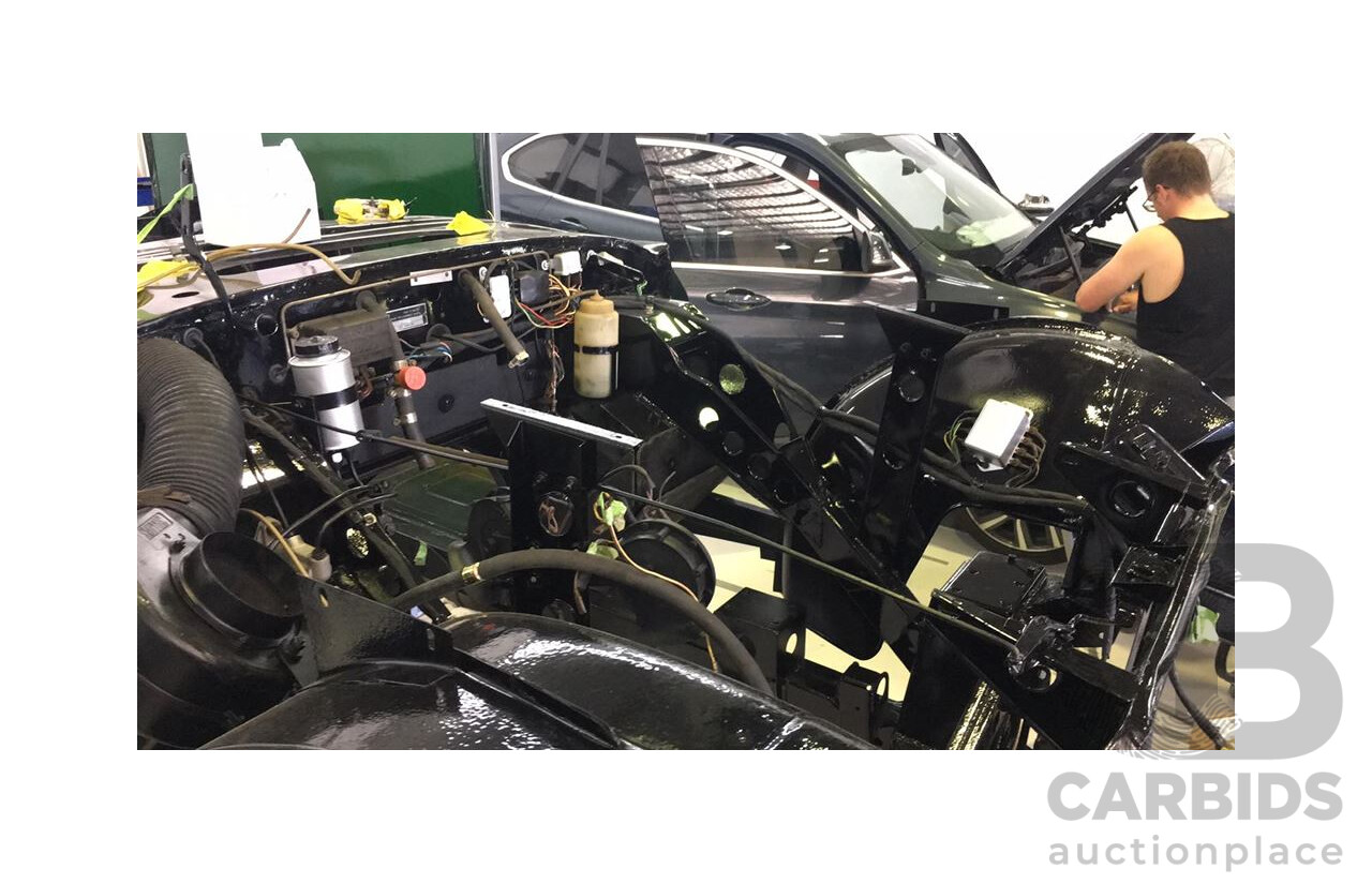 1/1964 Austin Healey 3000 MKIII BJ8 Phase 1 2+2 2d Convertible Black 2.9L