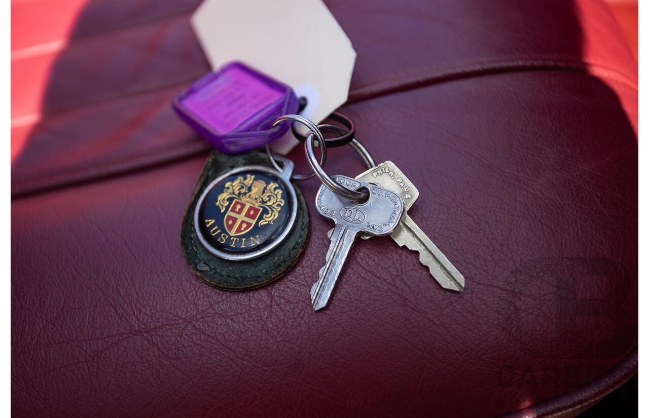 1/1964 Austin Healey 3000 MKIII BJ8 Phase 1 2+2 2d Convertible Black 2.9L