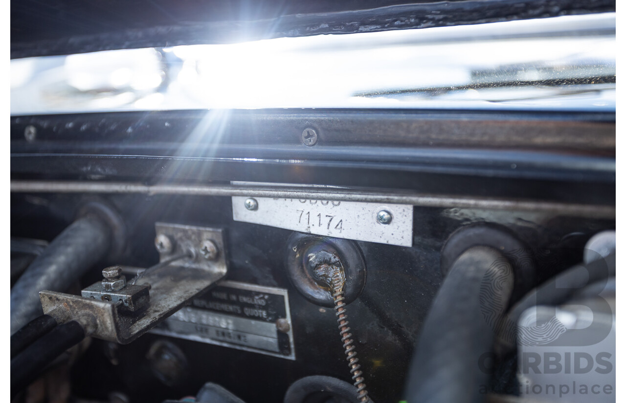 1/1964 Austin Healey 3000 MKIII BJ8 Phase 1 2+2 2d Convertible Black 2.9L