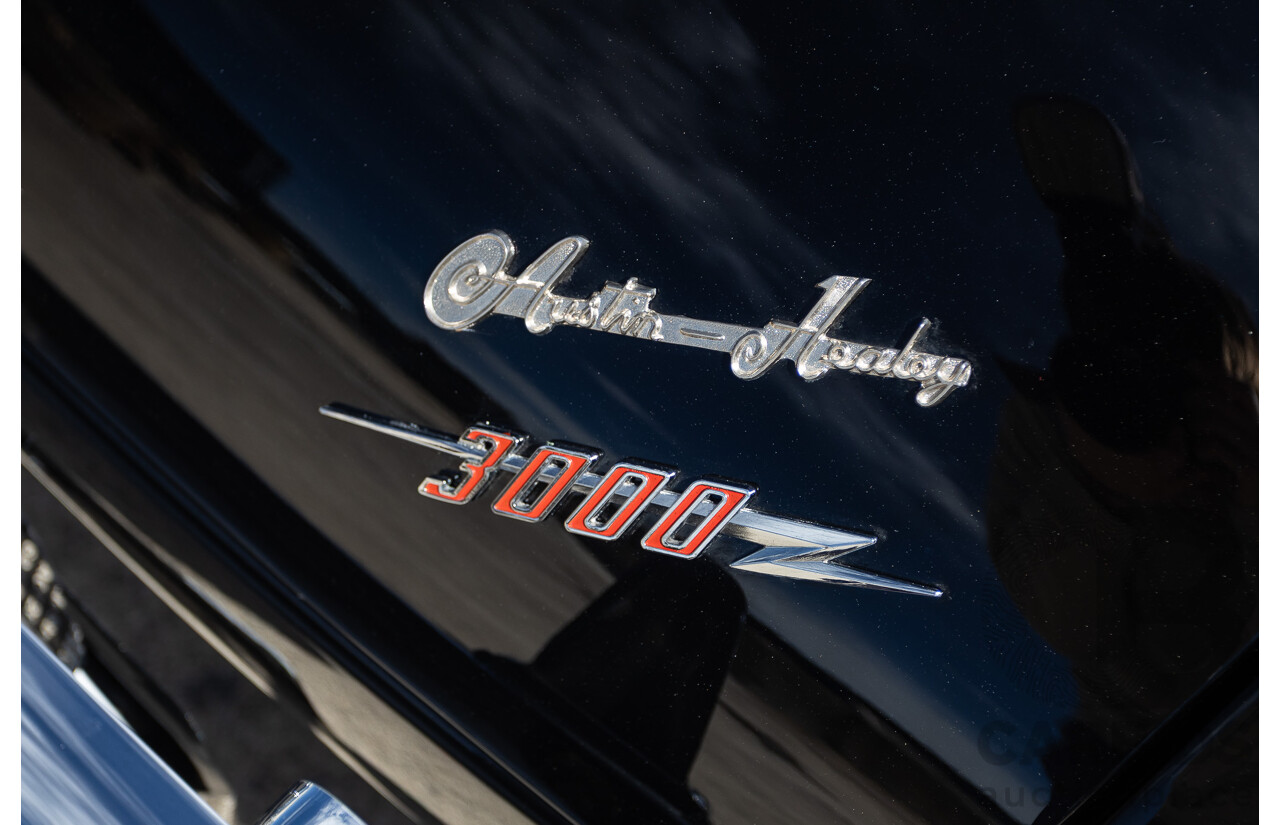 1/1964 Austin Healey 3000 MKIII BJ8 Phase 1 2+2 2d Convertible Black 2.9L