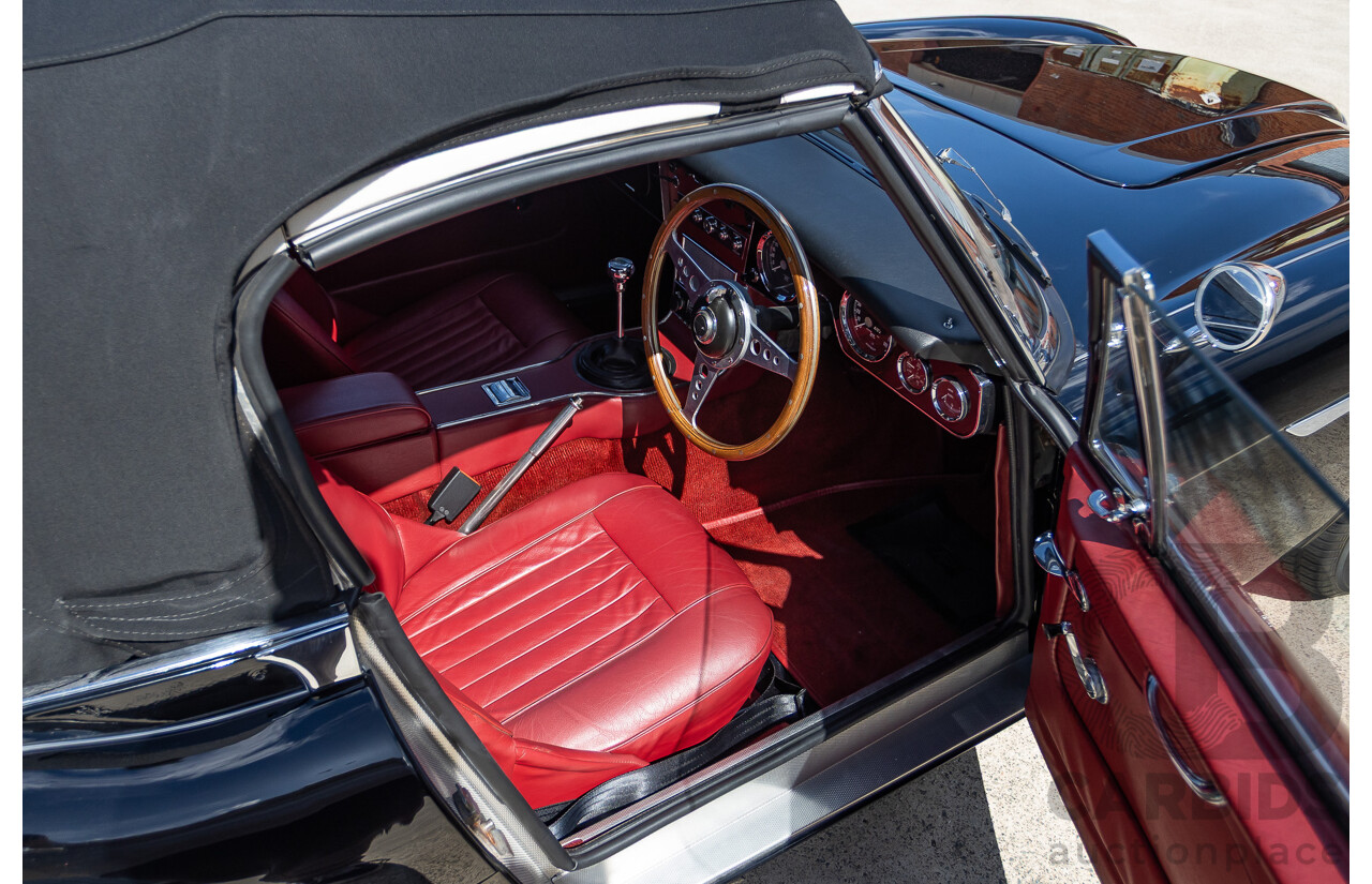 1/1964 Austin Healey 3000 MKIII BJ8 Phase 1 2+2 2d Convertible Black 2.9L