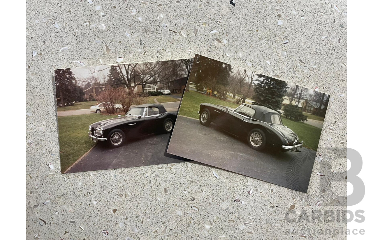 1/1964 Austin Healey 3000 MKIII BJ8 Phase 1 2+2 2d Convertible Black 2.9L