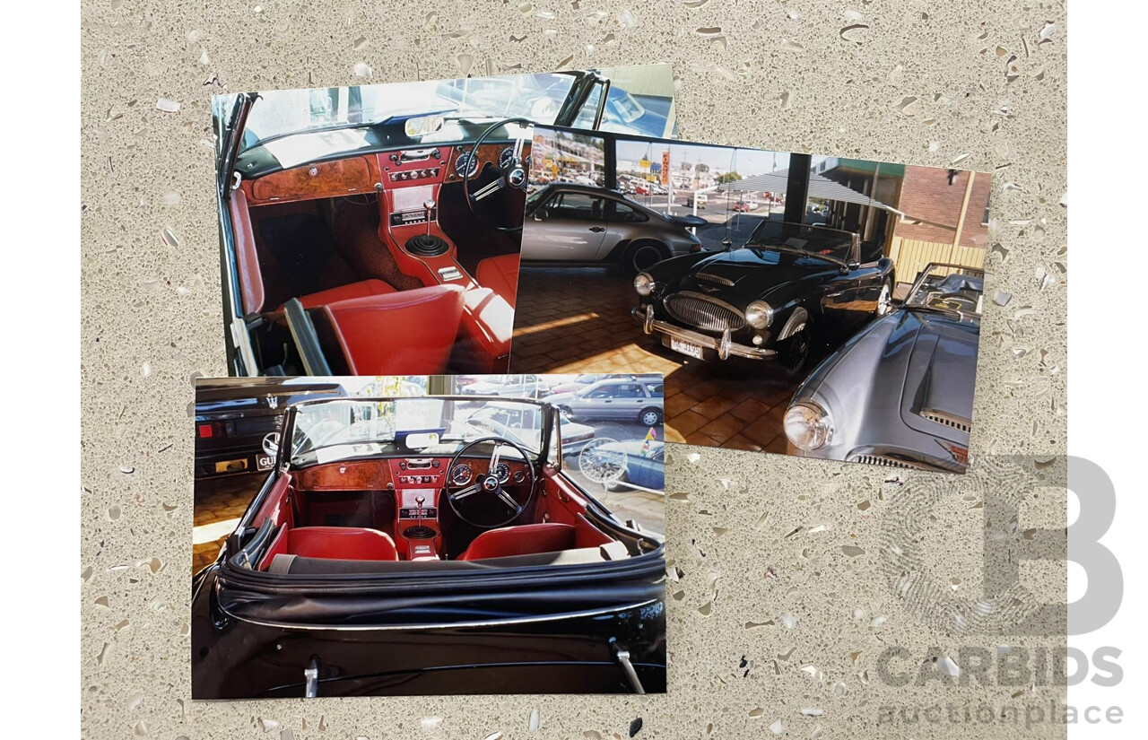 1/1964 Austin Healey 3000 MKIII BJ8 Phase 1 2+2 2d Convertible Black 2.9L