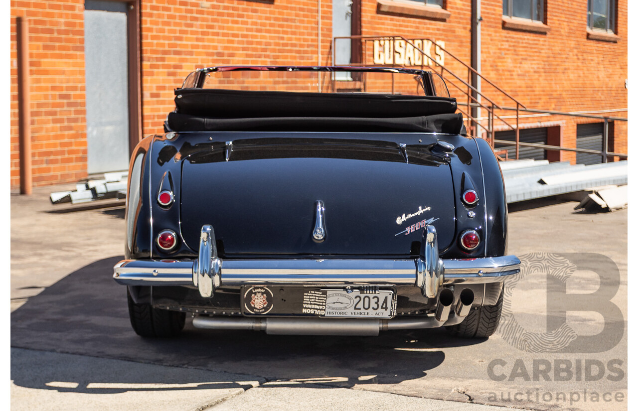 1/1964 Austin Healey 3000 MKIII BJ8 Phase 1 2+2 2d Convertible Black 2.9L