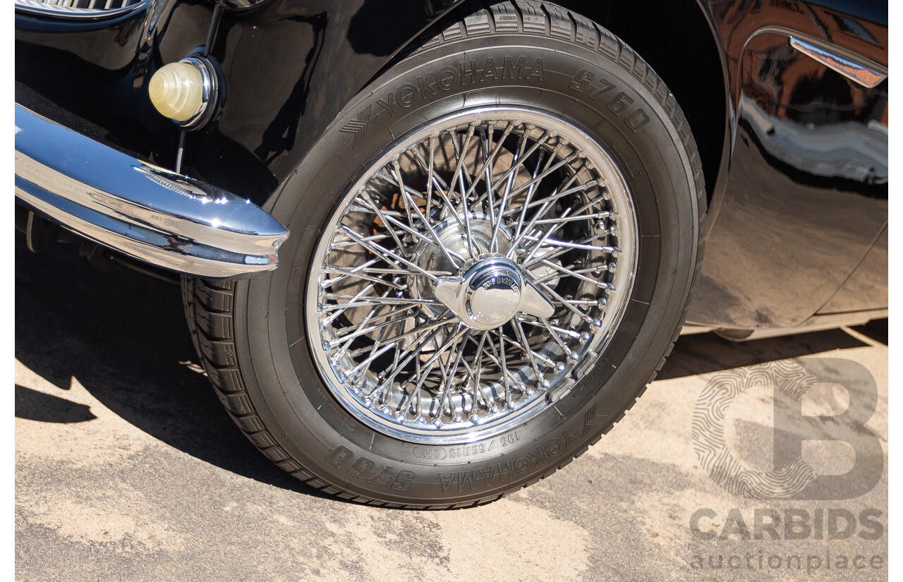 1/1964 Austin Healey 3000 MKIII BJ8 Phase 1 2+2 2d Convertible Black 2.9L