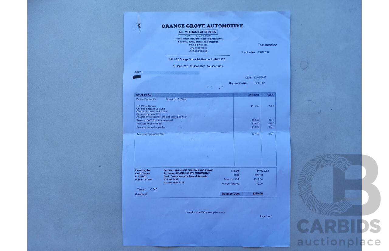 1/2020 Subaru XV 2.0i-S MY20 4d Wagon Silver 2.0L