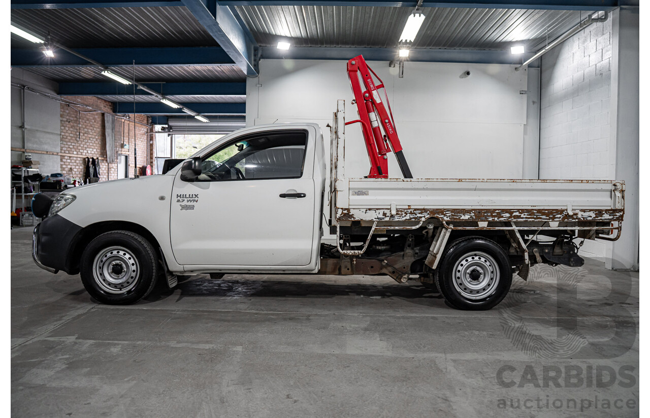 7/2009 Toyota Hilux Workmate TGN16R 08 Upgrade C/Chas White 2.7L - Hydraulic Tipper