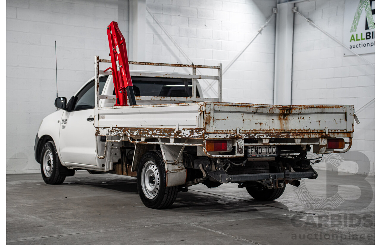 7/2009 Toyota Hilux Workmate TGN16R 08 Upgrade C/Chas White 2.7L - Hydraulic Tipper