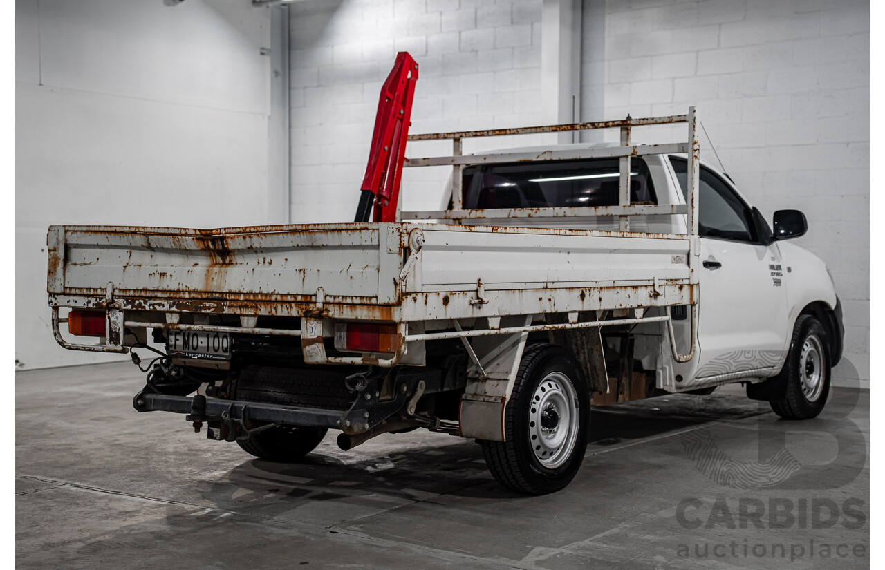 7/2009 Toyota Hilux Workmate TGN16R 08 Upgrade C/Chas White 2.7L - Hydraulic Tipper