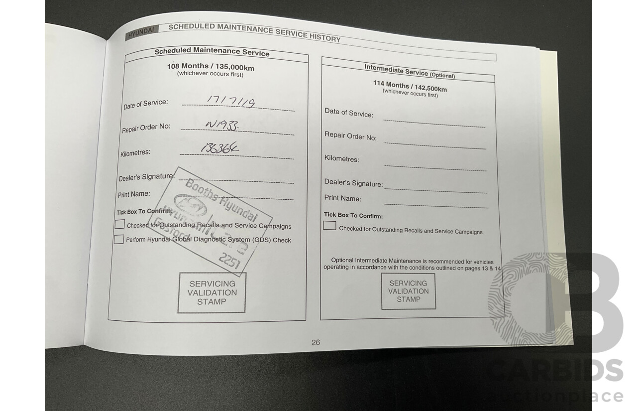 8/2014 Hyundai i30 SE GD MY14 5d Hatchback Brilliant Red Metallic 1.8L