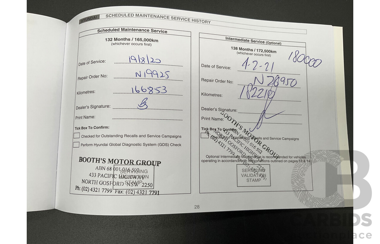 8/2014 Hyundai i30 SE GD MY14 5d Hatchback Brilliant Red Metallic 1.8L