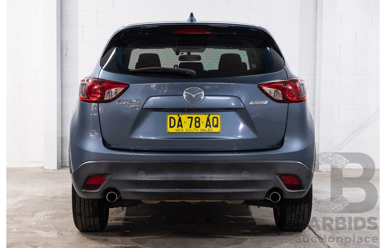8/2014 Mazda Cx-5 Maxx Sport (4x4) MY13 Upgrade 4d Wagon Reflex Blue Mica Turbo Diesel 2.2L