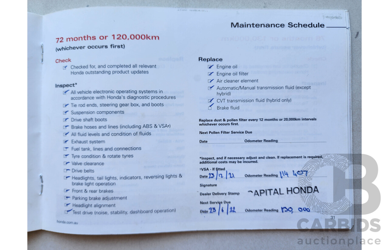 6/2008 Honda Civic VTi MY07 4d Sedan White 1.8L