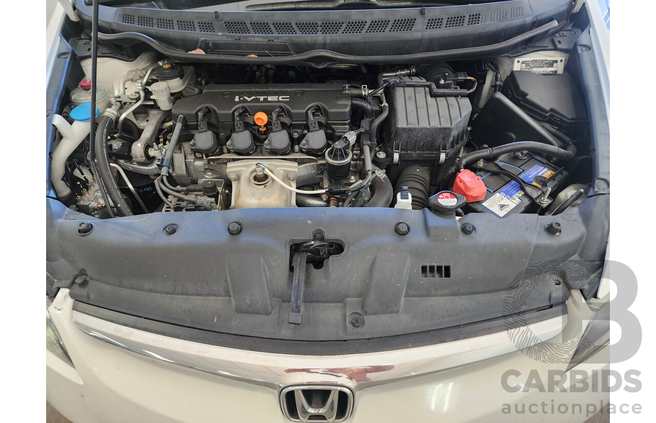 6/2008 Honda Civic VTi MY07 4d Sedan White 1.8L