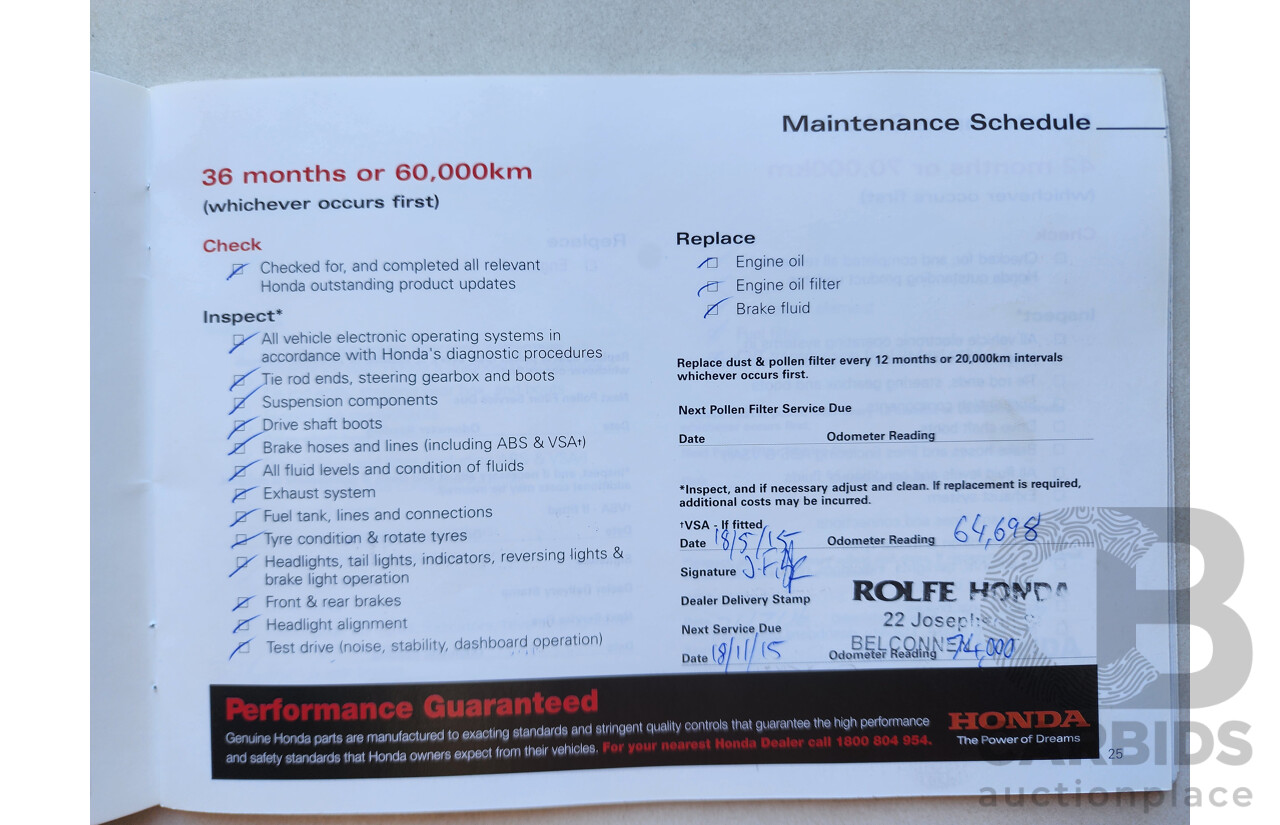 6/2008 Honda Civic VTi MY07 4d Sedan White 1.8L