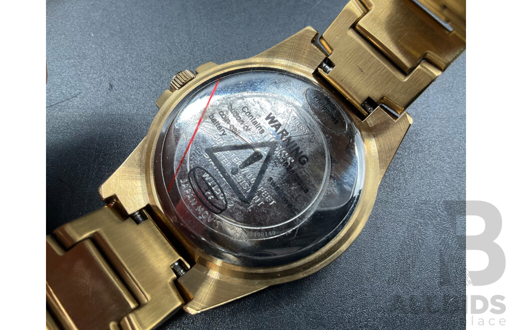 GUESS Lady Frontier Gold-tone Watch (W1156L2) Watch, SANDA Watch and KATE SPADE Watch - Lot of 3