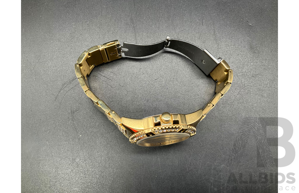 GUESS Lady Frontier Gold-tone Watch (W1156L2) Watch, SANDA Watch and KATE SPADE Watch - Lot of 3