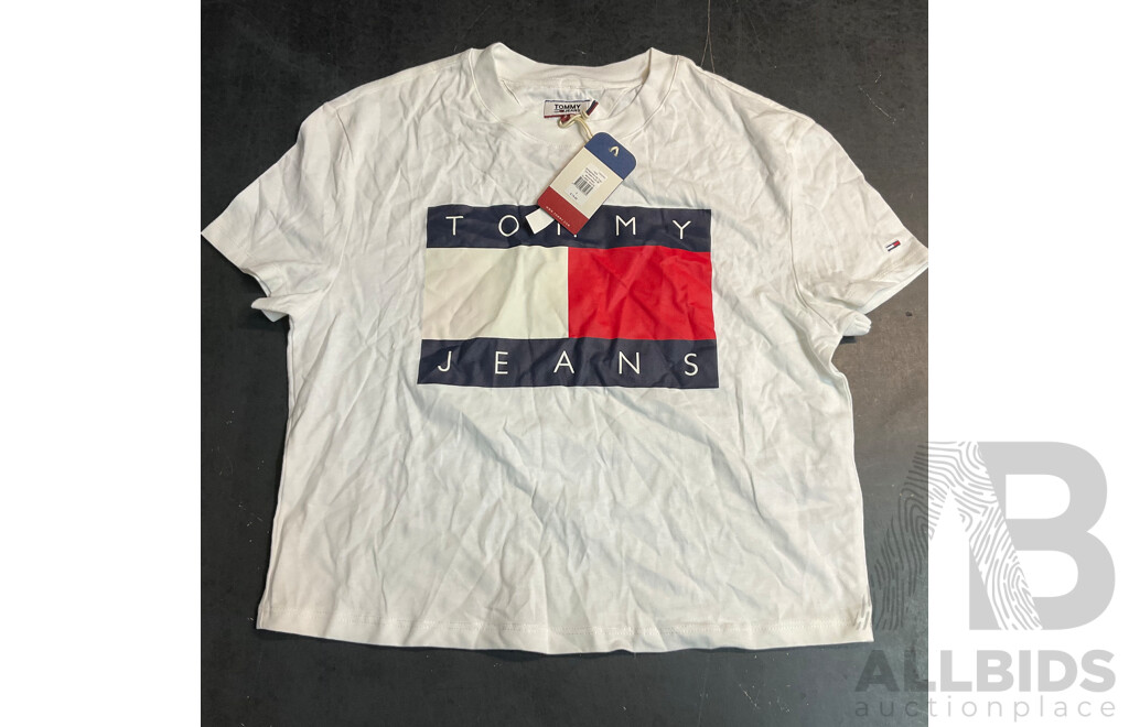 Tommy Jeans, Adidas  Women's Short T-shirt & Hoodies - Size S - Lot of 3