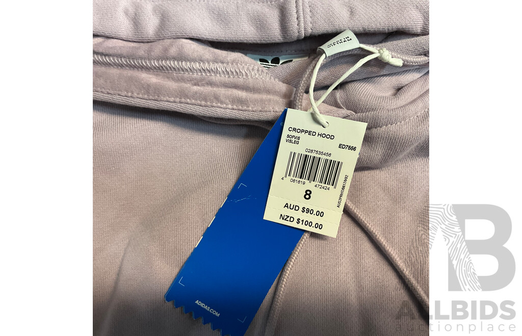 Tommy Jeans, Adidas  Women's Short T-shirt & Hoodies - Size S - Lot of 3