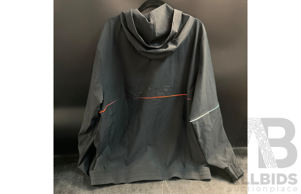 Under Armour Size XL Jacket & Size L Pants & Carhartt Blue Hat - Lot of 3