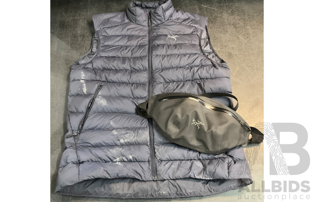 ARC'TERYX Size M Vest & Commute Bag - Lot of 2