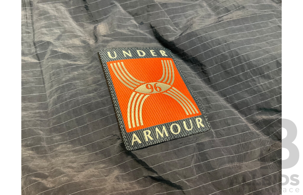 Under Armour Navy Blue Size M Jacket & Stussy Size 6 Vest - Lot of 2