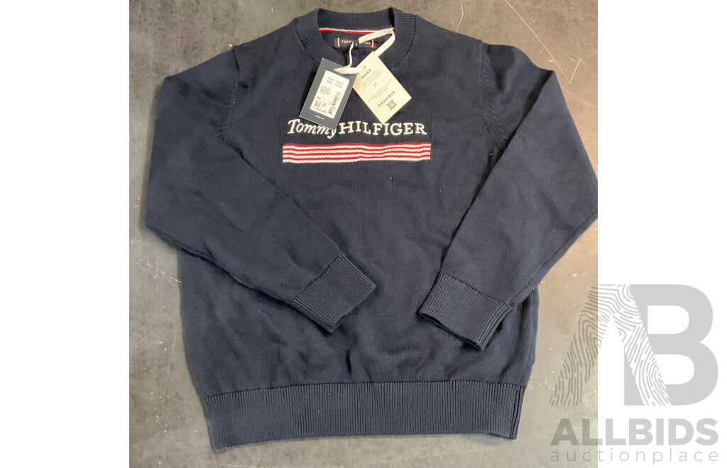 Tommy Hilfiger Kids Size 7/8 Sweater & T-shirt - Lot of 3 - Total ORP $ 268.90