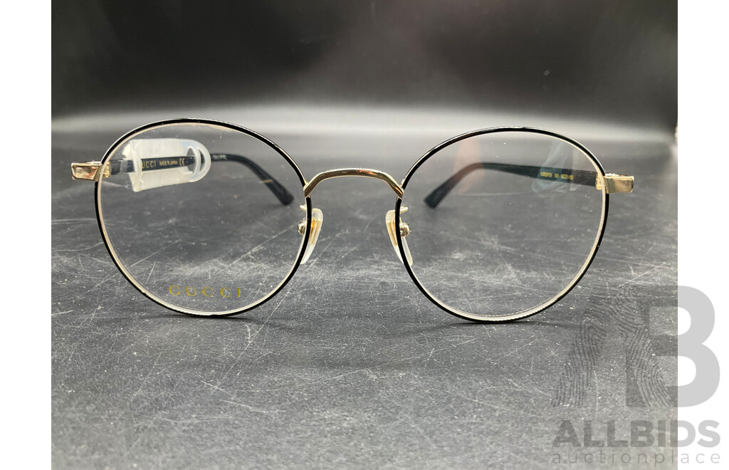 Black Frame Eyeglasses Branded GUCCI