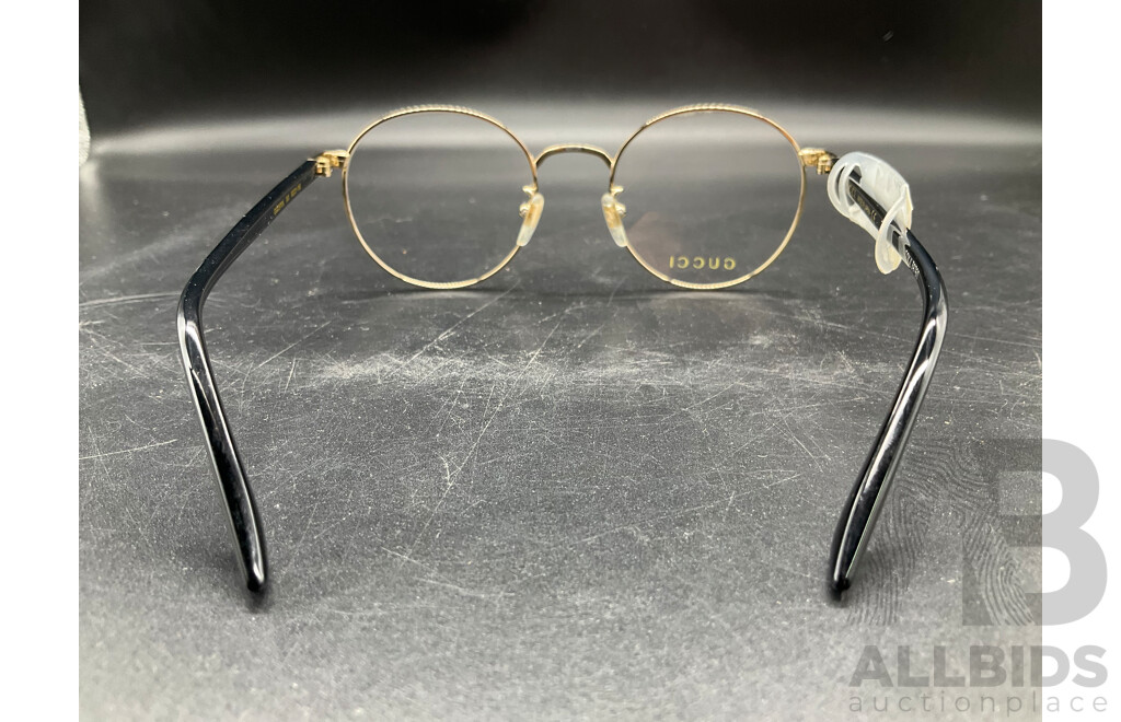 Black Frame Eyeglasses Branded GUCCI