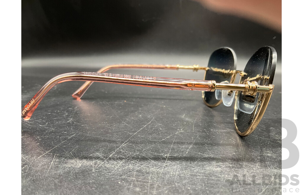 Aviator Gold Sunglasses Branded Bulgari