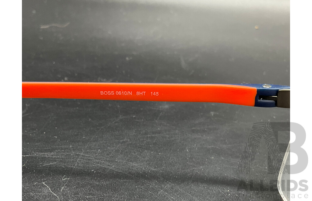 Semi-rimless Eyeglasses Branded Hugo Boss