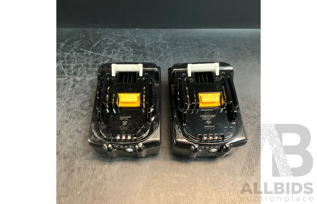 Makita 5.0AH 18V Batties X2
