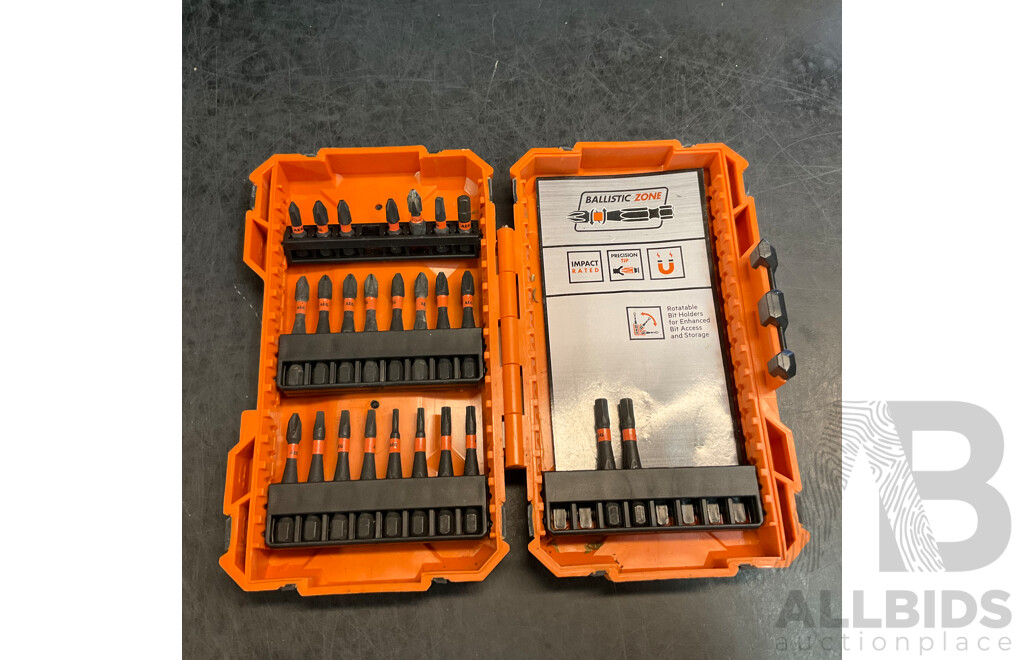 AEG Electric Tools (BSS18BLC,BSB18B2M,BEWS18125BLC) with 2x Batteries & Charger & Driving Bit Set