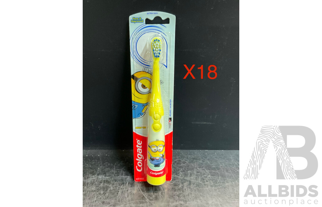 Colgate Minions Kids Powered Toothbrush X18