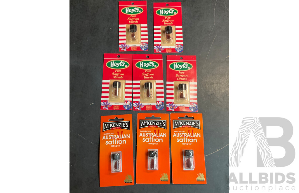 Hoyts, McKenzie's Saffron 100mg  - Lot of 8