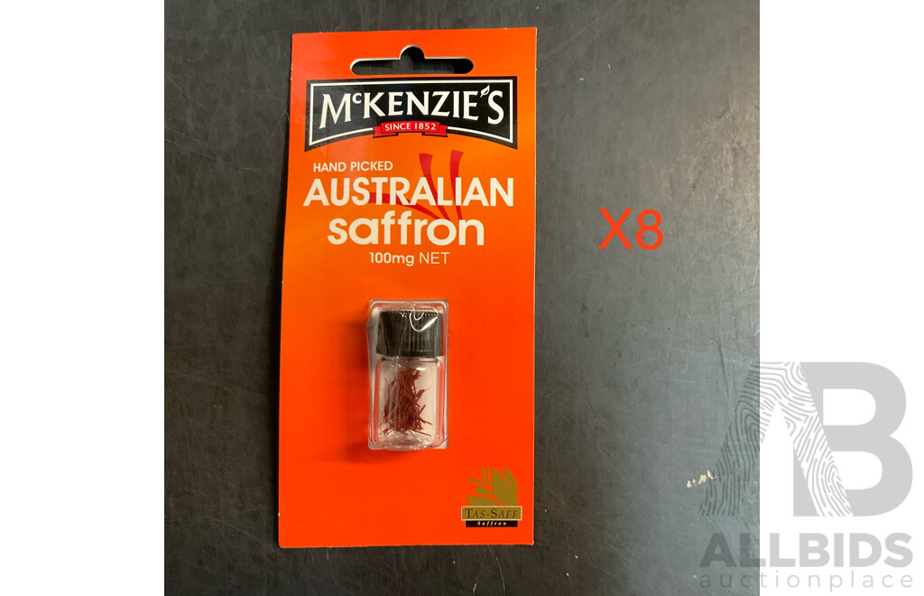 McKenzie's Saffron 100mg  - Lot of 8