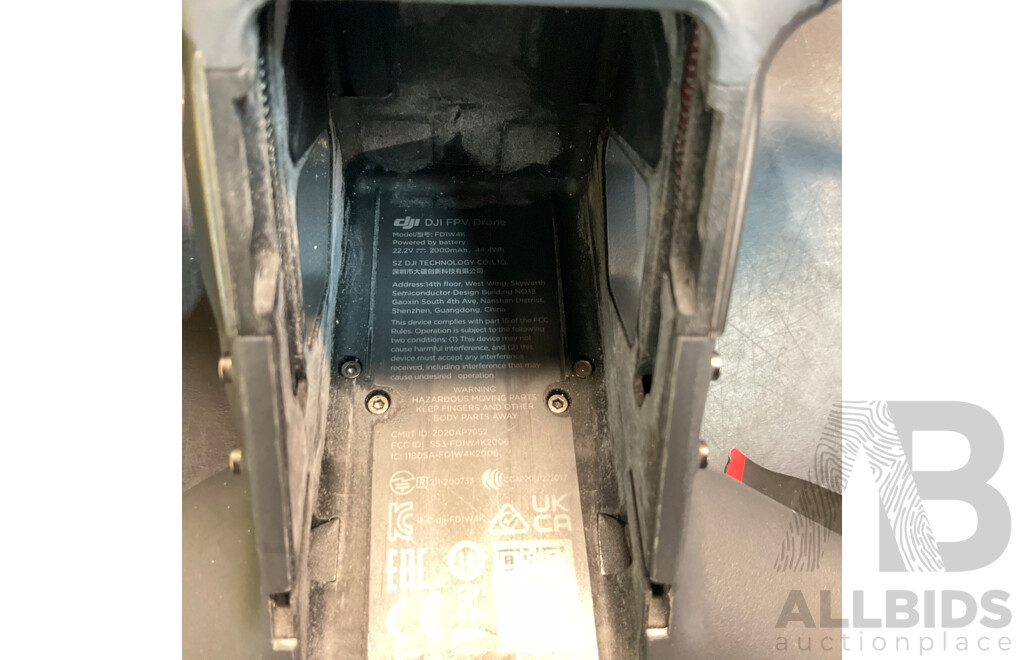 DJI FPV Drone with Remote, Goggles, Controller, Batterties X3 and Accessories in ToolPro Safe Case