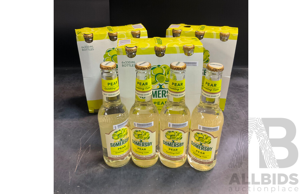 Somersby Pear Cider - Total of 22 Bottles