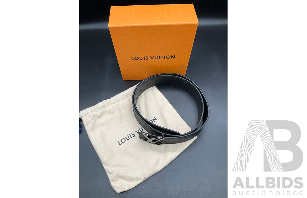 VL Black Belt Branded Louis Vuitton
